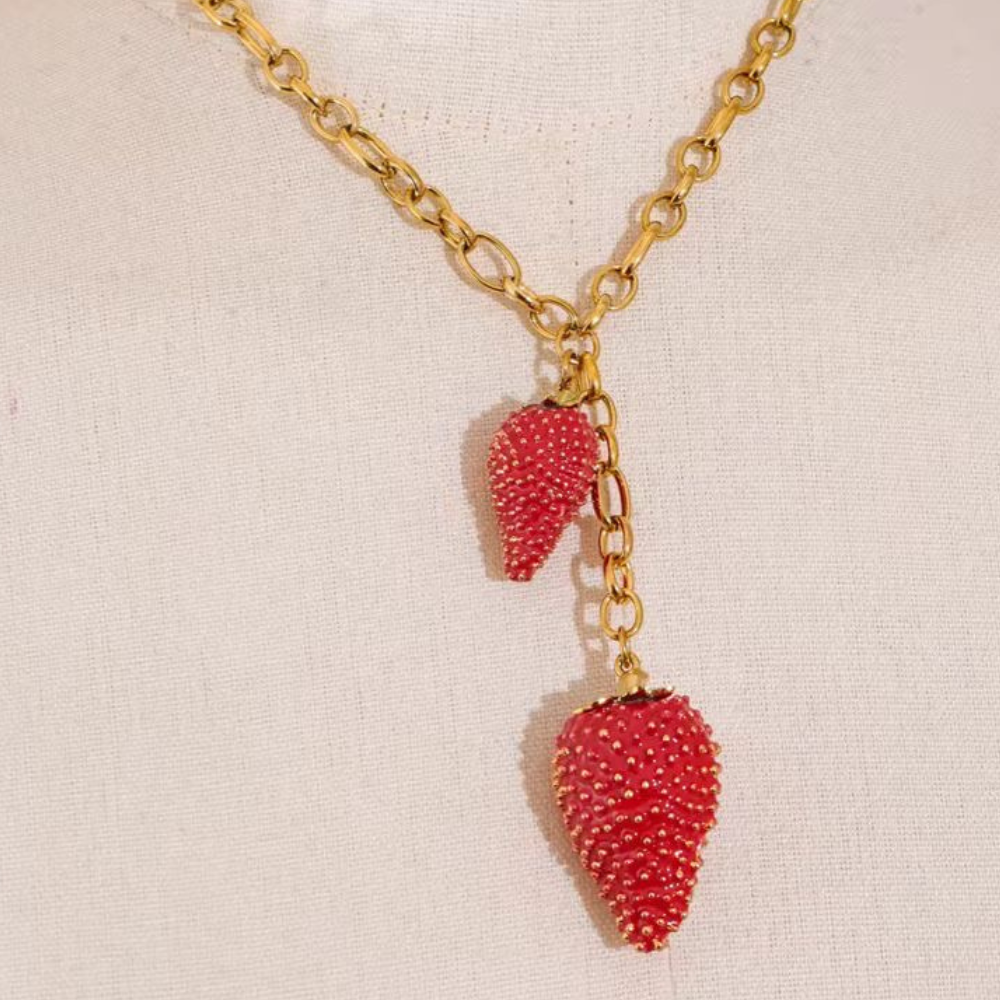 Golden Berry Necklace