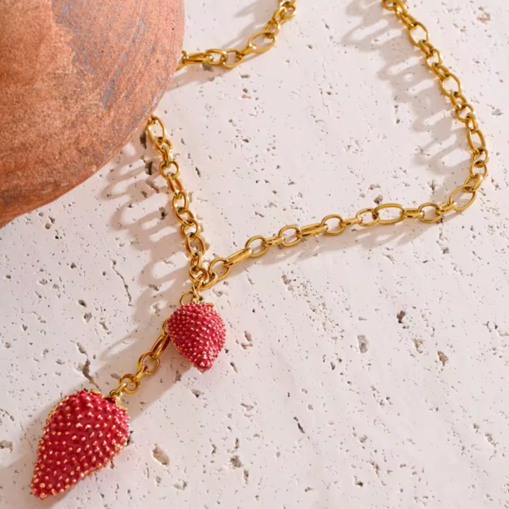 Golden Berry Necklace